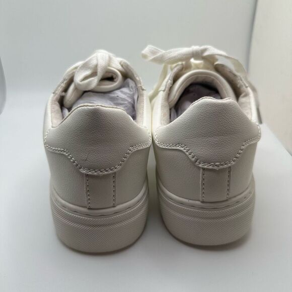 CUSHIONAIRE Women's lace up Sneaker +Comfort Foam 10 WHITE - Picture 4 of 7